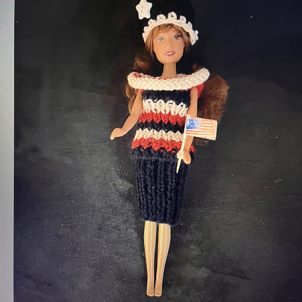 Handmade Patriotic Doll Outfit